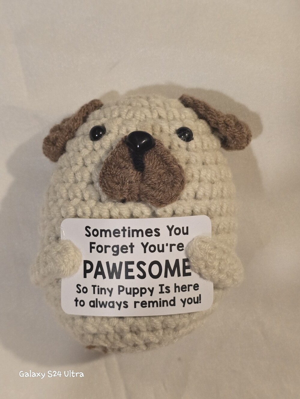 Positive Crochet Puppy Encouragement NEW - Picture 8 of 15